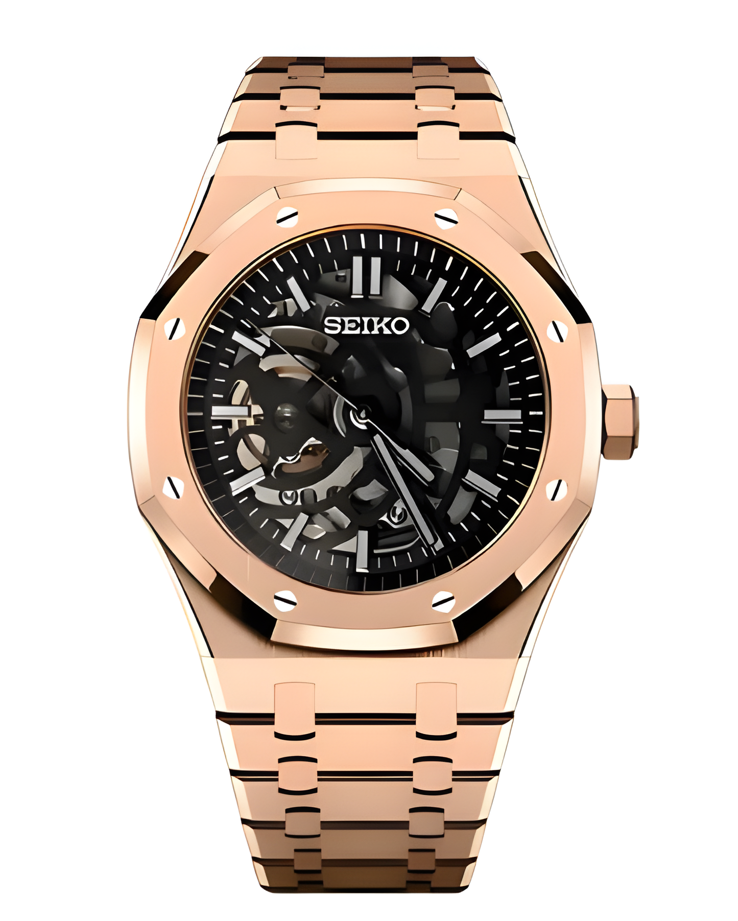 Seiko Royal Oak Skeleton Rose